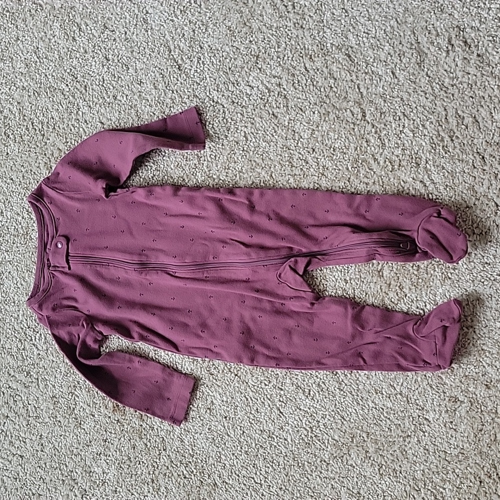 9 month zip up PJs outfit